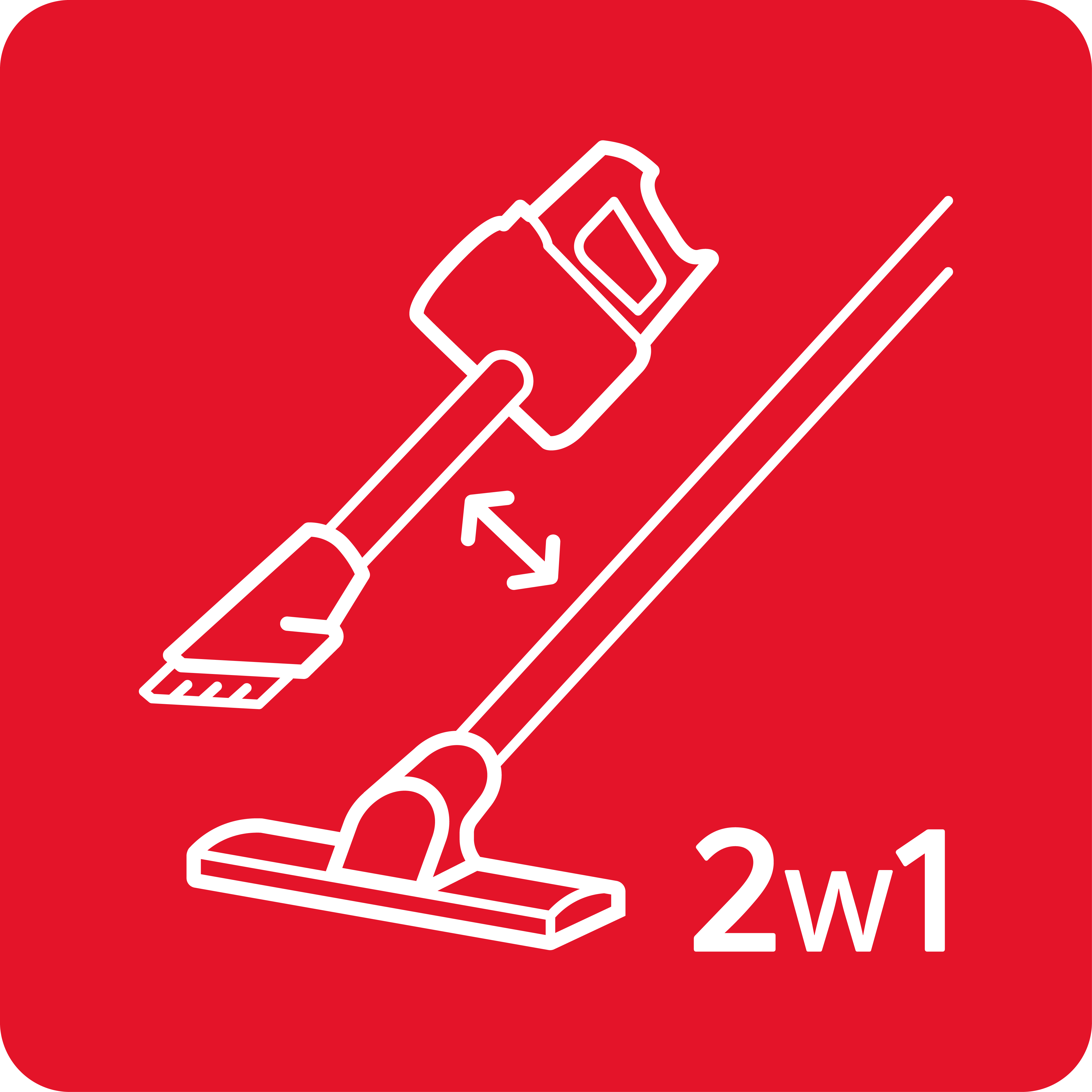 2-in-1 vacuum cleaner